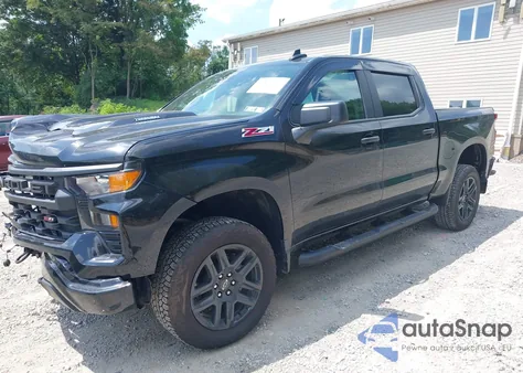 2025 Chevrolet Silverado 1500 4Wd Short Bed Custom Trail Boss from USA, damaged, VIN 3GCPKCEK3SG231669